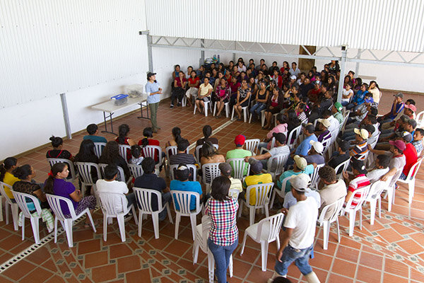 A conservation presentation to a local community