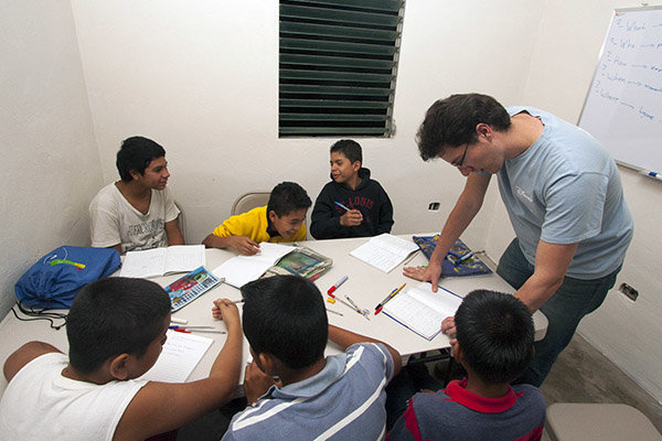 English class for the young students
